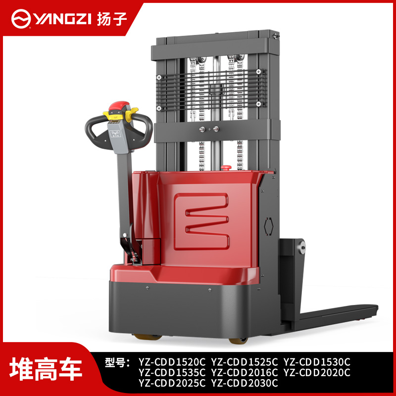 揚(yáng)子電動(dòng)叉車(chē)堆高車(chē)液壓升降裝卸車(chē)托盤(pán)搬運(yùn)車(chē)CDD-C